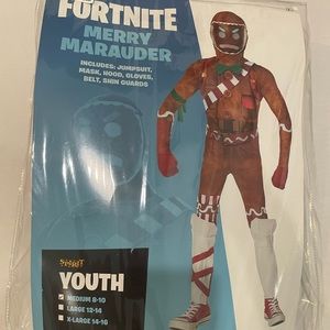 Fortnite Halloween costume Merry Marauder Gingerbread man 8 - 10